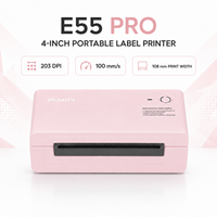 Imprimante d'étiquettes d'expédition thermique directe E55 PRO 4x6 203 DPI USB avec Bluetooth en option pour l'e-commerce