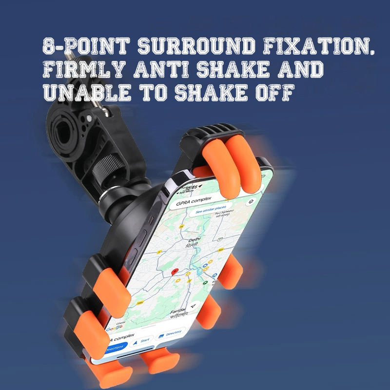 Hongdak Universal Phone Holder Electric Vehicle Motorcycle Navigation Frame Stable Airbag Shock Absorption Riding Equipment