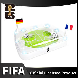 Jouet pour animaux de compagnie officiel de la Coupe du monde <span class=keywords><strong>FIFA</strong></span>, terrain de football électronique interactif, jeu de chat avec des balles de football infusées à l'herbe à chat - Product Image 1