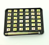 Yifeng — coffret de calligraphie, estampage avec chiffres et timbres, outils pour le travail du cuir et de la décoration