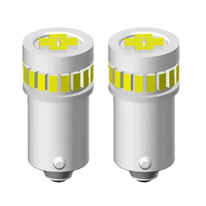 配件照明无误差Canbus白色宽度ba9s 24Smd 3014圆顶仪表汽车车内灯T10发光二极管