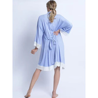 Ensemble de pyjamas et vêtements de nuit de maternité pour femmes, robe de nuit d'allaitement, robe de chambre, pochette pour bébé, ensemble assorti maman et moi, vente en gros