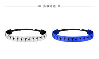 Diademas antideslizantes con estampado de bailarina de ballet para niñas, bandas elásticas ajustables para el cabello, accesorios para el cabello para clases de baile, gimnasia y deportes