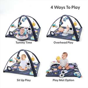 Tapis de jeu pour bébé, rembourrage épais, temps passé sur le ventre, indispensable, tapis d'activités pour bébé - Product Image 2