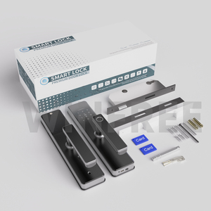 กวางตุ้ง-WINFREE สแตนเลสมาร์ทโฮมลายนิ้วมือล็อคมือจับประตูล็อคด้วยรหัสบัตรดิจิตอลอิเล็กทรอนิกส์ - Product Image 6