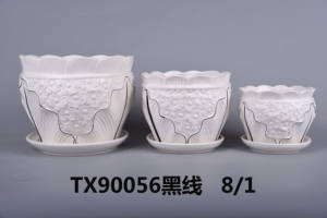 <span class=keywords><strong>Maceta</strong></span> Modernista de Cerámica Pintada a Mano, <span class=keywords><strong>Maceta</strong></span> de Cobre con Diseño de <span class=keywords><strong>Buda</strong></span> - Product Image 2