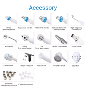 Newest 15 in 1 Facial Hydra Dermabrasion Facials Machine Aqua Facial Cleaning Hydro Microdermabrasion Machine - Product Image 4