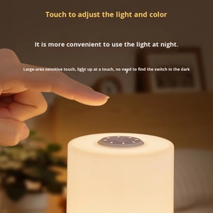 Wholesale Most Popular LED Night Light Eye-protection USB Rechargeable <b>Table</b> Lamp Dimmable for Dormitory Bedside - Product Image 5