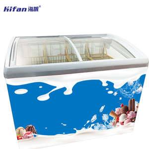 Congelatore orizzontale commerciale per gelati con tecnologia di raffreddamento ad aria, attrezzatura di refrigerazione durevole ed efficiente dal punto di vista energetico per negozi - Product Image 3