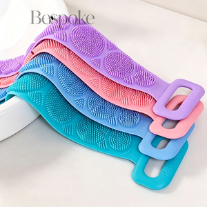Brosse de Douche Exfoliante et Massante en Silicone avec Logo Personnalisé pour le Corps, Nettoyage en Profondeur pour Adultes, <span class=keywords><strong>Nettoyant</strong></span> Corporel pour la Maison - Product Image 3