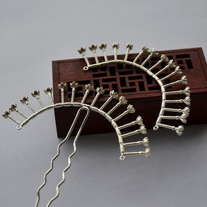 Épingle à cheveux de style antique, 16 pièces, en cuivre inaltérable, accessoire de coiffure de mariage de style chinois - Product Image 3