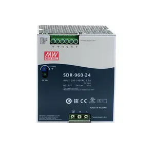 Mean Well-fuente de alimentación SDR-960-24, 960W, 24V, 40 Amp, carril Din