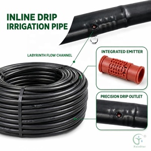 Rain Star Wholesale Système d'irrigation goutte à goutte cylindrique en PE noir de 16 mm avec <span class=keywords><strong>goutteur</strong></span> - Product Image 1