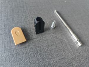 ตัวเชื่อมต่อแผ่นพลาสติกแบบโมเดิร์น อุปกรณ์เสริมสำหรับเฟอร์นิเจอร์ ตัวยึดตู้เสื้อผ้า สกรูห้องนอน ฮาร์ดแวร์ประตู GQK - Product Image 4