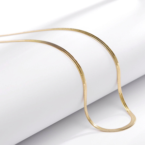 Wholesale Trendy 316L Stainless Steel PVD Gold Plated Link <b>Chain</b> Waterproof & Tarnish-Resistant Necklace - Product Image 3