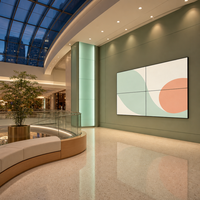 Écran vidéo mural LCD IPS de 46 pouces, cadre de 1,8 mm, luminosité élevée de 700 nits, avec garantie de 2 ans pour les centres commerciaux et les magasins de détail