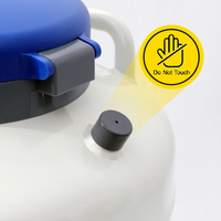 Réservoir de sperme de taureau en aluminium 20L Conteneur de 25 litres Yds-20 Conteneur d'azote liquide cryogénique 20 litres