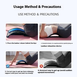 Hot bán cứu trợ đau cơ bắp Thiết bị massage thắt lưng trở lại cáng hỗ trợ thắt lưng hỗ trợ Massager cho tập thể dục phục hồi chức năng - Product Image 2