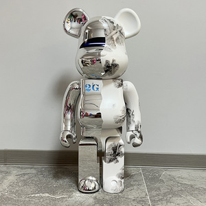 ชุดดอกไม้<span class=keywords><strong>1000</strong></span> <span class=keywords><strong>Bearbrick</strong></span> 70ซม. รูปปั้นหมีเรซิ่นของเล่นหุ่นแอ็คชั่นตุ๊กตาแฟชั่นรูปปั้นขนาดเท่าชีวิตจริงของตกแต่งห้องนั่งเล่น - Product Image 2