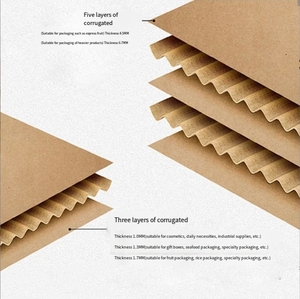 Hiệu SuấT chi phí cao biểu tượng tùy chỉnh có thể gập lại vận chuyển hộp sóng vận chuyển bao bì hộp hàng tạp hóa - Product Image 6