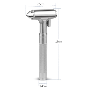 Brise-vitre de sécurité automobile en alliage métallique, marteau de sécurité robuste avec coupe-ceinture de sécurité - Product Image 3