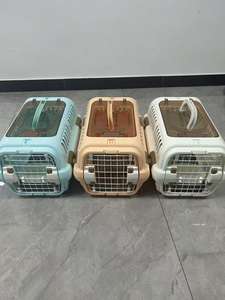 छोटे आउटडोर शैली की वाहक बिल्ली कुत्ते पिंजरे बैकपैक के साथ हवाई यात्रा के लिए छोटे जानवरों के लिए सिरेमिक इनडोर विशेष सुविधाओं के साथ - Product Image 3