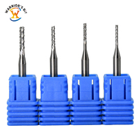 Warrior's Bit OEM fraise personnalisable fraise en carbure de maïs avec revêtement machines-outils accessoires pour le fraisage de PCB