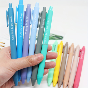 Bút Gel Tự Thiết Kế 0.5mm Mực Pastel Morandi, Bút Viết Nhật Ký Phong Cách, Dễ Thương, Có Thể Thu Vào, Thân Bút Cảm Giác Mềm Mại, Khô Nhanh - Product Image 2