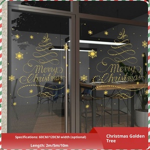 <span class=keywords><strong>Film</strong></span> adhésif statique moderne en PP écologique pour Noël, idéal pour balcon, maison, chambre, bureau, centre commercial, décoration de fêtes - Product Image 5