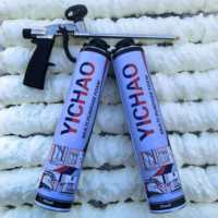Yichao A22 750ml Mastic adhésif en mousse de polyuréthane PU pour l'étanchéité de la construction, le collage de panneaux isolants pour fenêtres et portes, usage industriel