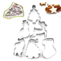 Формы для печенья в форме рождественской елки из нержавеющей стали