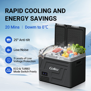 Congélateur portable électrique 12V 24V R134A à faible bruit, commande intelligente par application, 47L, réfrigérateur de voiture pour <span class=keywords><strong>camping</strong></span>-<span class=keywords><strong>car</strong></span>, camion, <span class=keywords><strong>camping</strong></span> - Product Image 4