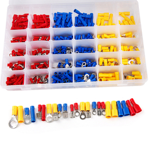 480PCS Insulated Wire Electrical <b>Connectors</b> - Butt, Ring, Spade, <b>Quick</b> Disconnect - Crimp Terminals <b>Connectors</b> Assortment Kit - Product Image 2