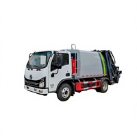 Camion à ordures compact Dongfeng 4x2 de 5 mètres cubes avec moteur diesel