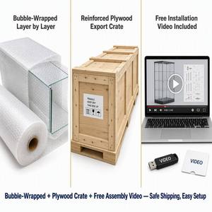 Vitrina de Aluminio y Vidrio Templado con Certificación CE ROHS, Multicapa, para Almacenamiento y Exhibición de Joyería, Cosméticos y Manualidades, en Oferta - Product Image 3