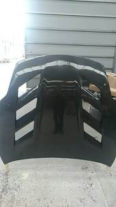 Capó delantero de fibra de carbono con ventilación para nissan 350Z, estilo AMS - Product Image 2