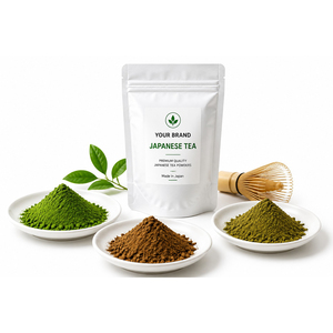 Emballage personnalisé OEM en sachet de poudre de thé Matcha Hojicha japonais, marque privée, 100g TBT JAPAN - Product Image 1