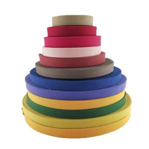 Vente en gros de sangle en coton d'usine Poignée de transport Sangle de sac plate et lourde pour sac fourre-tout en tissu Collier pour animaux de compagnie Sangle d'extérieur - Product Image 1