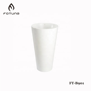 Lavabo Rettangolare in Superficie Solida <span class=keywords><strong>Corian</strong></span> Effetto Marmo per <span class=keywords><strong>Bagno</strong></span> - Product Image 4