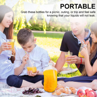 Botella Transparente para Bebidas, Libre de BPA, Personalizable, Botella de Plástico Vacía para Mascotas, para Agua Mineral
