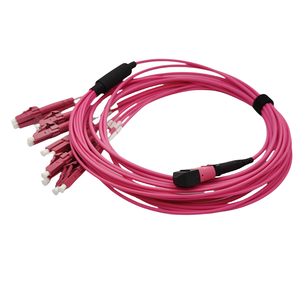 Cable de conexión de conector de 2 fibras, 8 núcleos, <span class=keywords><strong>OM4</strong></span>, 1-20 metros, MPO, cable de conexión de <span class=keywords><strong>fibra</strong></span> - Product Image 2