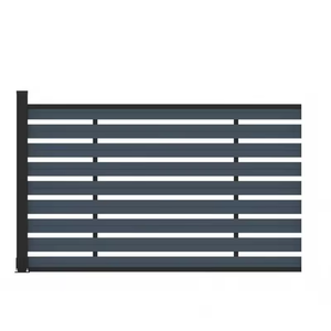 Eco Friendly Aluminum Yard Fence Ranch Use Weather & UV Resistant Powder Coated Fence <b>Panels</b> - Product Image 3