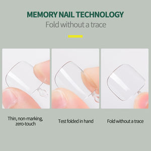 Nailpop Toe Nail Tips Artificiel Acrylique Clair <span class=keywords><strong>Manucure</strong></span> 12 Tailles Couverture Complète Transparent Ongles Outils De Beauté <span class=keywords><strong>Pied</strong></span> Nail 120pcs - Product Image 4