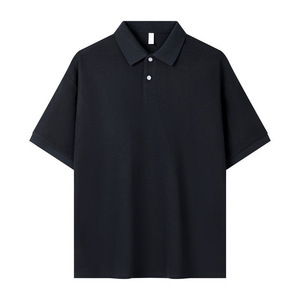เสื้อโปโลผู้ชายสีม่วง แขนสั้น สีพื้น ผ้าอ๊อกซ์ฟอร์ด ใส่ได้ทุกวัน - Product Image 4