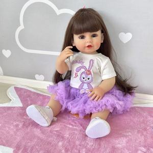 Muñeca Reborn Realista de Silicona de 55 cm, Cuerpo Completo, para Niños de 4 a 6 Años - Product Image 1