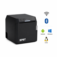 Imprimante thermique POS SPRT SP-POS896 de trois pouces avec interfaces multiples haut de gamme et réseau DHCP automatisé en stock, vitesse élevée 260 mm/s