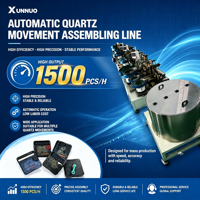 Línea de Ensamblaje de Movimientos de Reloj de Alta Eficiencia, Solución de Producción Automática Impulsada por Motor