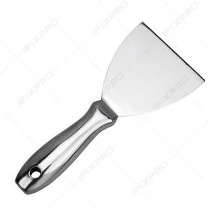 อุปกรณ์ตกแต่งผนังสเตนเลสสตีล16นิ้วแบบยืดหยุ่นได้สำหรับอุตสาหกรรมงานประดิษฐ์ทำด้วยตัวเองมีดขูดฉาบผนังไม้พายใบมีดขนาดเล็กขนาดใหญ่ - Product Image 5