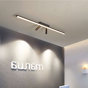 Lámpara LED de Aluminio Giratoria, Moderna y Minimalista, de Tira Larga, para Pasillo o Corredor - Product Image 1