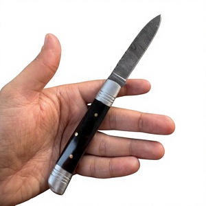 Couteau pliant de poche en acier Damas, manche en bois, haute qualité, multifonctionnel, qualité industrielle OEM, garantie 3 ans, pour détaillants - Product Image 1